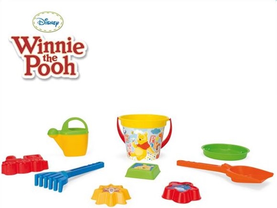 Изображение Wader Komplet do piasku duy 9 elementów Kubu Puchatek (77135)