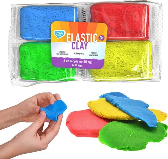 Picture of Wader Zestaw Ciastoliny Plasteliny Do Modelowania Masa Plastyczna 8 Kolorów