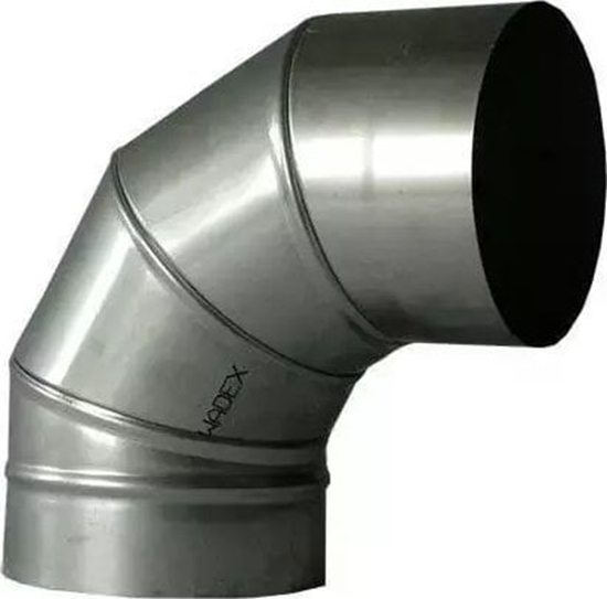 Изображение WADEX  CHIMNEY ELBOW PIPE 116130000 90deg D 130