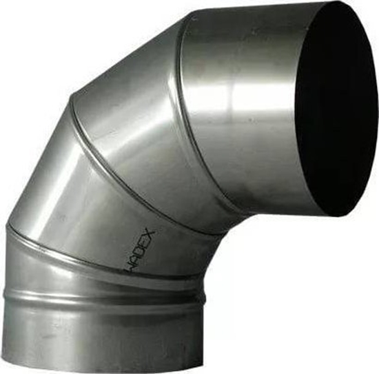 Изображение WADEX  CHIMNEY ELBOW PIPE 116160000 90deg D 160