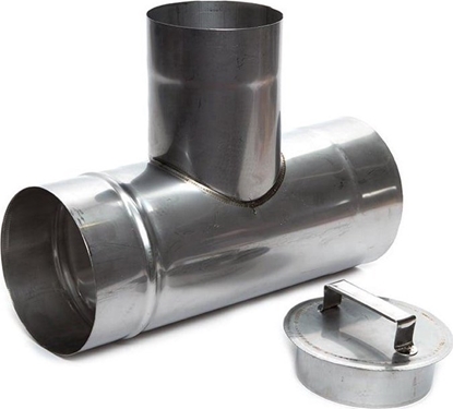 Изображение WADEX  CHIMNEY UNION TEE 125 DIAMETER - 180/20