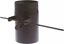 Picture of WADEX  FLUE D160/2MM 0.25M BLACK WTH FLAP