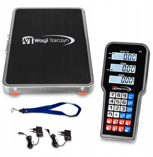 Picture of Waga Platformowa WAGI TARCZYN WT-095N 300kg Bezprzewodowy Wywietlacz