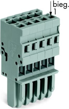 Picture of Wago Gniazdo X-COM 1-przewodowe 5-biegunowe szare (769-105)