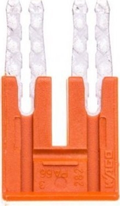 Picture of Wago Mostek poprzeczny 2-torowy pomaraczowy 282-432 /10szt./