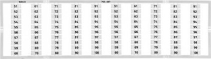Picture of Wago Oznaczniki WMB 2x 51-100 793-607 /5szt./