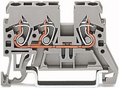 Picture of Wago Zczka 3-przewodowa 2,5mm2 szara (870-681)