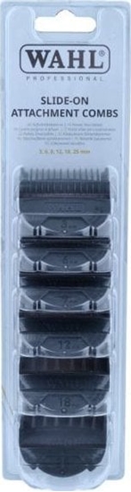 Изображение WAHL | Attachment Comb Set (3/6/9/12/18/25 mm), 6 pcs | 1802-7200