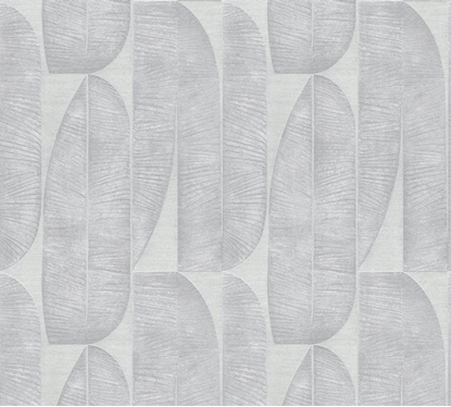 Picture of WALLPAPER 396582 GREY LEAVES (12)