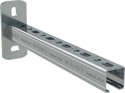 Picture of Walraven wall bracket RapidRail 30x30 ev L: 500 mm with cutting marks
