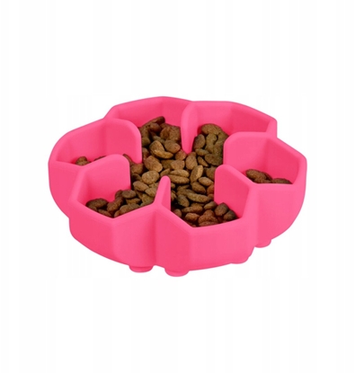 Изображение WAU DOG MISKA SILIKONOWA SPOWALNIAJCA    450ml RÓOWA