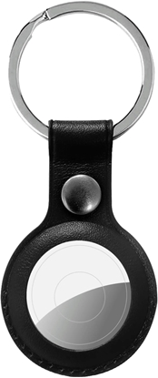 Picture of Wave Genuine Leather case with key ring, Apple AirTag, black