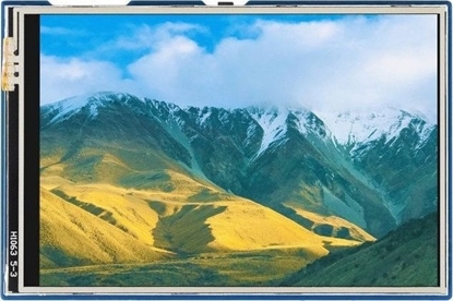 Изображение Waveshare Ekran dotykowy rezystancyjny LCD IPS 3,5'' 480x320px - SPI - 65K RGB - do Raspberry Pi Pico - Waveshare 19907