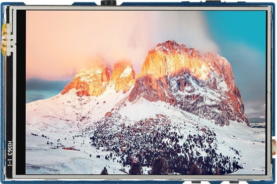 Изображение Waveshare Ekran dotykowy rezystancyjny LCD IPS 3,5' 480x320px + audio - SPI - 65K RGB - do Raspberry Pi Pico - 20159}