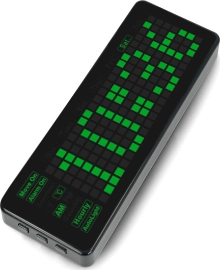 Picture of Waveshare Pico-Clock-Green - modu z cyfrowym zegarem elektronicznym LED - nakadka do Raspberry Pi Pico - Waveshare 19695}