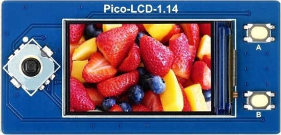 Изображение Waveshare Wywietlacz LCD IPS 1,14'' 240x135px - SPI - do Raspberry Pi Pico - Waveshare 19340}