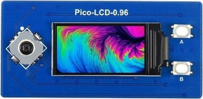 Изображение Waveshare Wywietlacz LCD IPS 0,96'' 160x80px - SPI - 65K RGB - do Raspberry Pi Pico - Waveshare 19653}