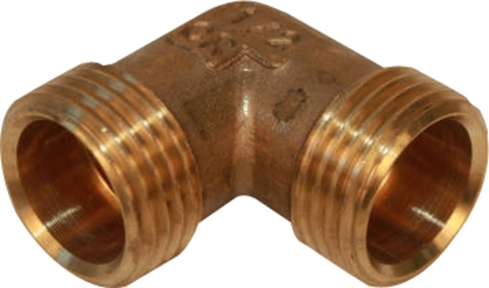 Picture of Wavin WAVIN 3/4"x3/4" RG Vinkel Nippel/Nippel