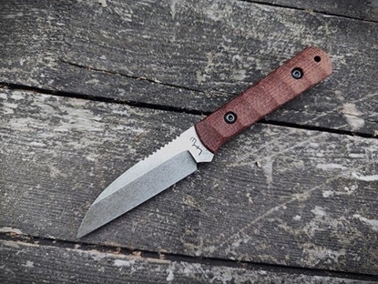 Attēls no WE Knife Nó LKW Coffin Warncliff Micarta