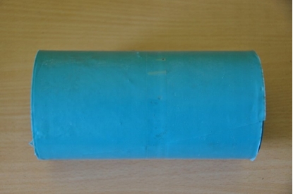 Picture of Weba Tama ostrzegawcza z wkadk metalow szer. 20 cm, niebieska (1 rolka - 100m)