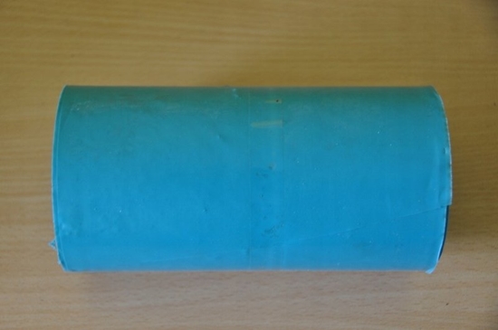 Picture of Weba Tama ostrzegawcza z wkadk metalow szer. 20 cm, niebieska (1 rolka - 100m)