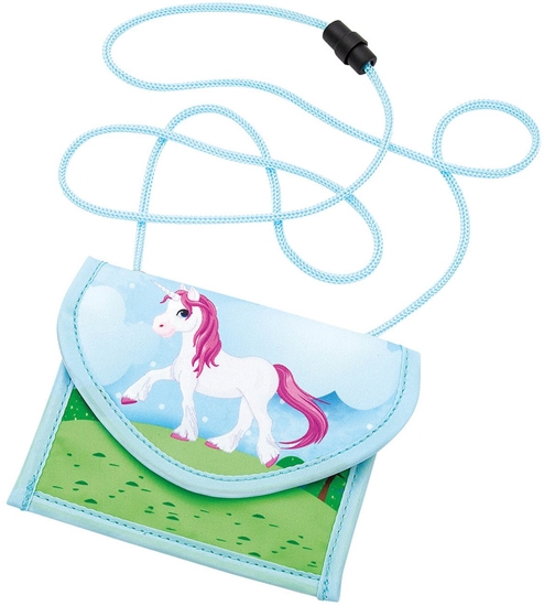 Picture of WEDO Brustbeutel Einhorn aus Polyester, Sicherheitskordel