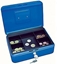 Attēls no WEDO Geldkassette Sicherheits-Zylinderschloss 20x16x9cm Blau