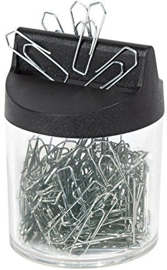 Picture of WEDO Klammernspender mit Magnet rund gefüllt, 125 Büro Silbe