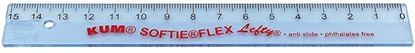 Picture of WEDO Lineal 15 cm für Linkshänder KUM Lefty L1 Softie Flex