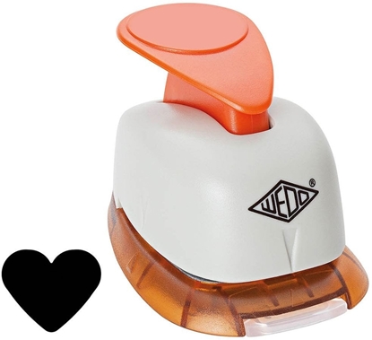 Attēls no WEDO Motivlocher großes Herz Ausstanzung 2,4 x 2,0 cm gr/Or