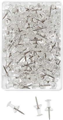 Picture of WEDO Pinnadeln Diaboloform in 100er Klarsichtdose Länge 2,3