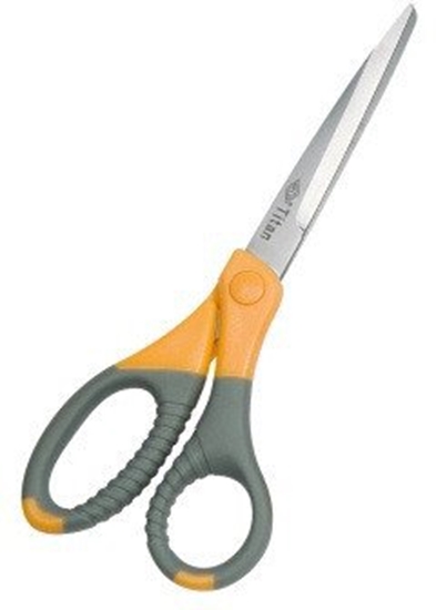 Picture of WEDO Schere Edelstahl Titan Plus 7 Zoll 17,7 cm Grau/Gelb