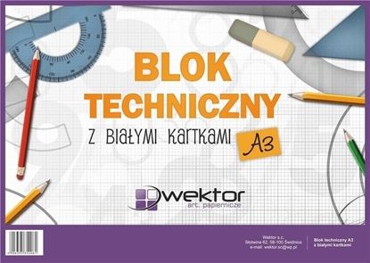 Изображение Wektor Blok rysunkowy A3/10K biay (10szt)