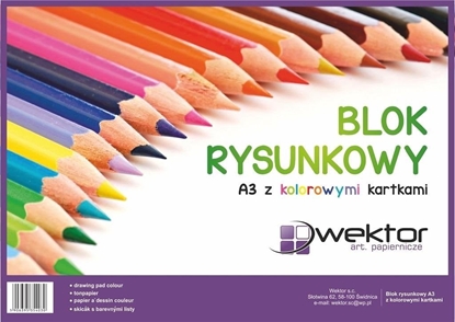 Изображение Wektor Blok rysunkowy A3/16K kolorowy (10szt)