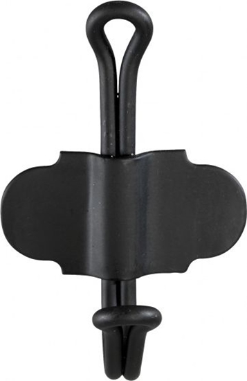 Picture of Wenko hak cienny samoprzylepny nostalgia 5 x 8,5 cm stal czarna