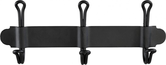 Picture of Wenko hak cienny samoprzylepny trio nostalgia 5 x 8,5 cm stal czarna