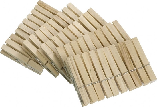 Picture of Wenko koki 7 cm drewno naturalne 50 sztuk