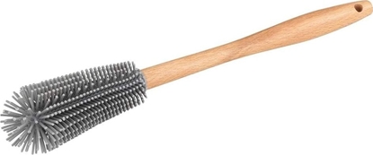 Picture of Wenko szczotka do butelek 30 cm drewno/silikony naturalne/szare