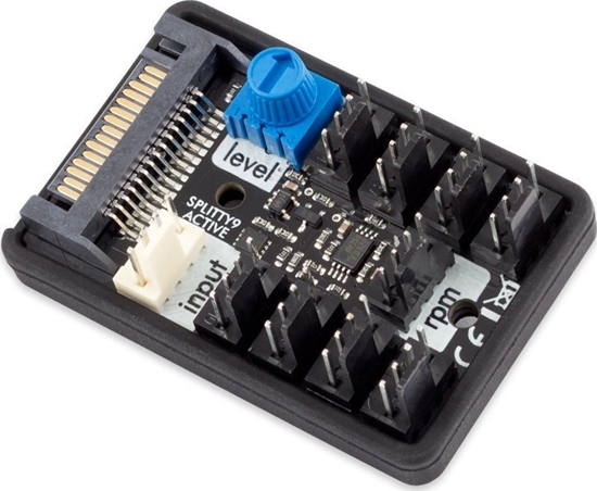 Изображение Wentylator Aqua Computer aqua computer SPLITTY9 ACTIVE - aktiver Splitter für bis zu 9 PWM-Lüfter