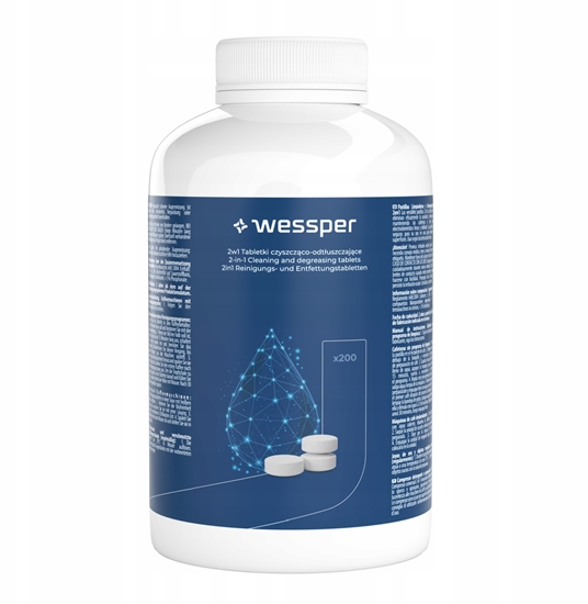 Изображение Wessper Tabletki czyszczco-odtuszczajce 200 szt. (WES078-200)
