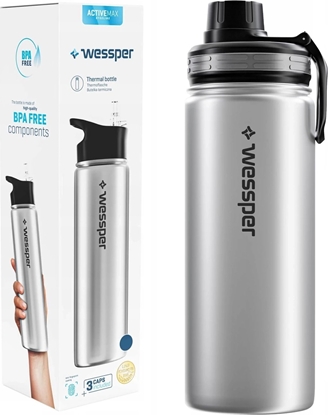 Изображение Wessper Wessper ActiveMax 0,5l Stalowa butelka termiczna