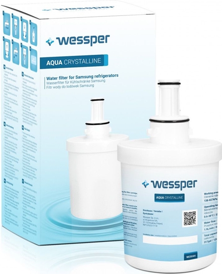 Изображение Wessper Wessper Aqua Crystalline  filtr wkad wody do lodówki SAMSUNG