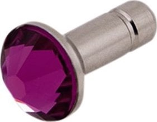 Picture of White Diamonds Crystal Pin, Apple iPhone 5, Pink, 3.5mm, 1 pc(s)