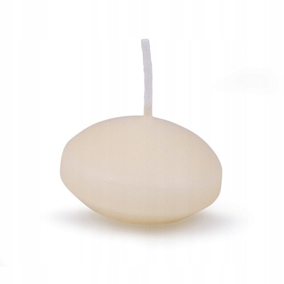 Picture of wieca pywajca pastylka DONAU HOME, 48x28 mm, 12 szt., kremowa