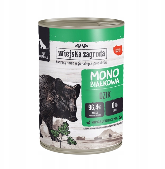 Изображение Wiejska Zagroda Monobiakowa z dzikiem 400g