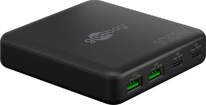 Picture of Wieloportowa adowarka biurkowa USB-C PD GaN (100 W) czarny - Wersja kolorystyczna czarny