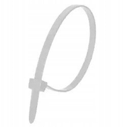 Изображение Wielorazowe opaski zaciskowe biae 4,8x300mm, 50szt