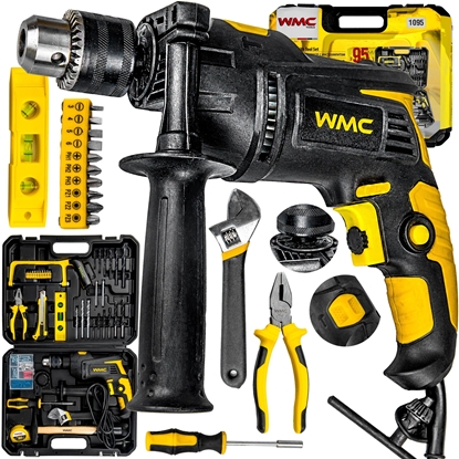 Attēls no Wiertarka udarowa 750W Wierta Bity Walizka 96el