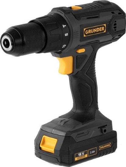 Picture of Wiertarko-wkrtarka Grunder CD-L1318 18 V 2 x akumulator 2 Ah