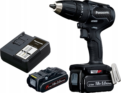 Picture of Wiertarko-wkrtarka Panasonic Zestaw Wiertarko - wkrtarka udarowa 2 x 18V/3,0Ah + adowarka,  z walizk (14,4V wspópracujca)